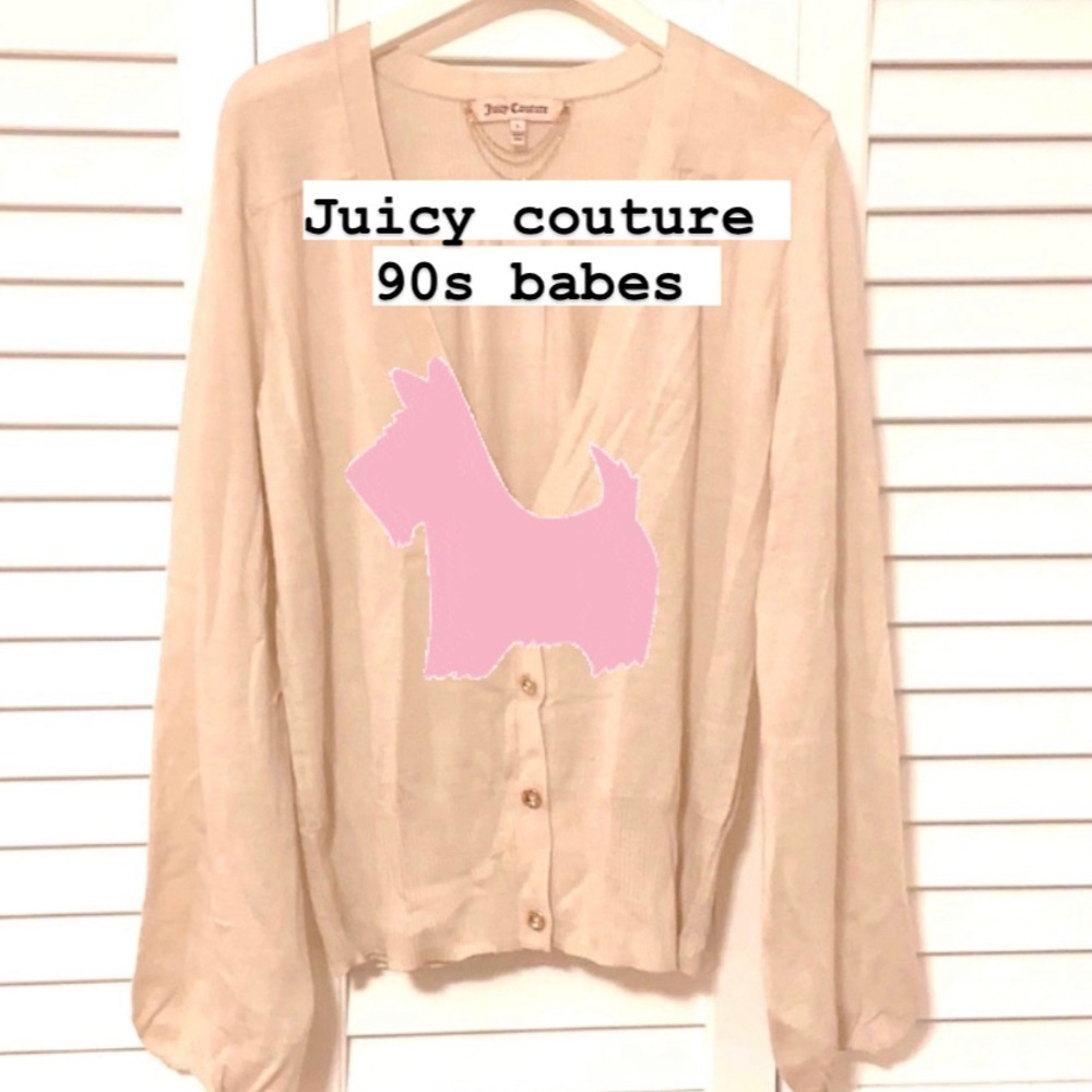 Juicy Couture cardigan Y2K